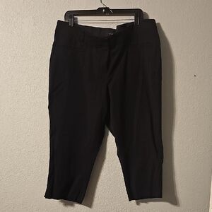Lane Bryant Black Cropped Pants